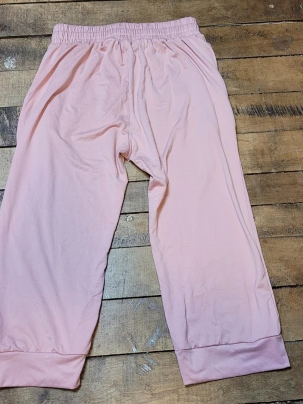 Real Essentials Pink Drawstring Lounge Pants Medium - Picture 2 of 5
